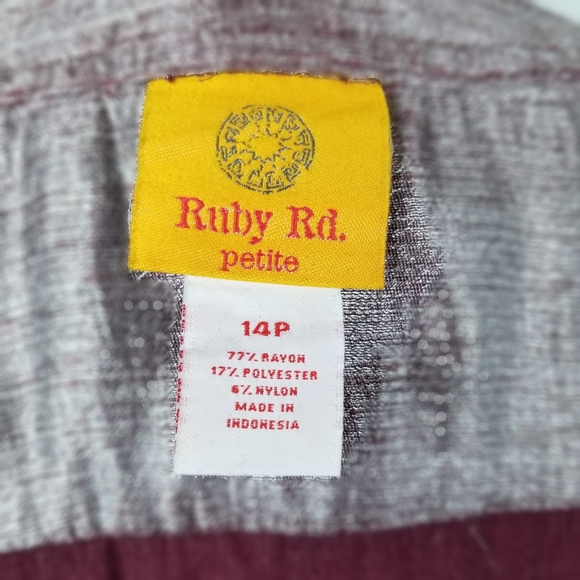Ruby Rd Irridesent Shacket 14P - Picture 2 of 5